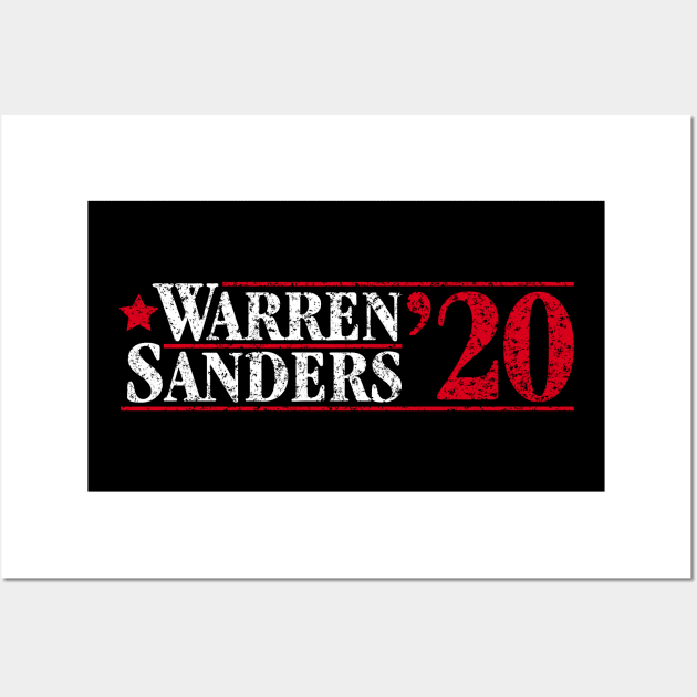 Elizabeth Warren and Bernie Sanders on the one ticket? Wall Art by YourGoods